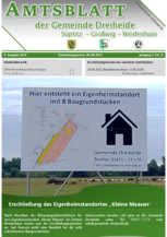 9. Ausgabe Amtsblatt Dreiheide vom 06.08.2025 9. Ausgabe Amtsblatt Dreiheide vom 06.08.2025