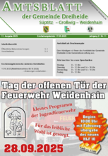 11. Ausgabe Amtsblatt Dreiheide vom 17.09.2025