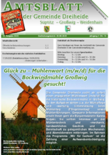 10 Ausgabe Amtsblatt Dreiheide vom 20.08.2025