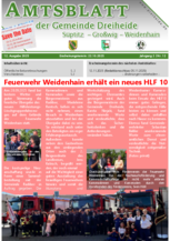 12. Ausgabe Amtsblatt Dreiheide vom 22.10.2025 12. Ausgabe Amtsblatt Dreiheide vom 22.10.2025