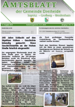 13. Ausgabe Amtsblatt Dreiheide vom 12.11.2025